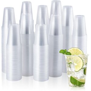 ECONX 7oz Clear Plastic Disposable Drinking Cups Vending Glasses X 1000 Size: 1000 Pieces Clear 1000 Pieces ECONX 7oz Clear Plastic Disposable Drinking Cups Vending Glasses X 1000 Size: 1000 Pieces Clear 1000 Pieces