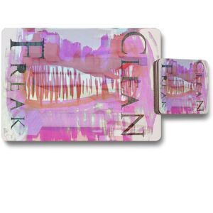 Benjamin Tate Design clean freak placemat coaster set in Natural Natural Benjamin Tate Design clean freak placemat coaster set in Natural Natural