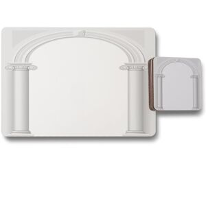 Benjamin Tate Design colums placemat coaster set in Natural Natural Benjamin Tate Design colums placemat coaster set in Natural Natural
