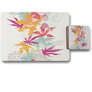 Benjamin Tate Design japanese maple placemat coaster set in Natural Natural Benjamin Tate Design japanese maple placemat coaster set in Natural Natural