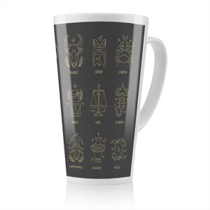 Benjamin Tate Design Zodiac Sign Set Dining Latte Mug in Natural Size: 100 cm Natural 100 cm Benjamin Tate Design Zodiac Sign Set Dining Latte Mug in Natural Size: 100 cm Natural 100 cm