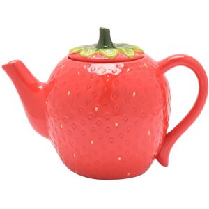 The Cottage Garden Strawberry Teapot in Red Red The Cottage Garden Strawberry Teapot in Red Red