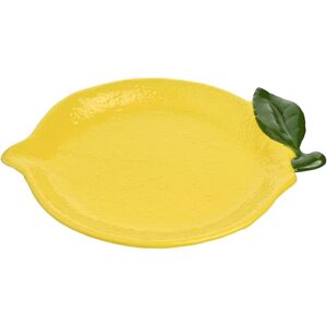 Hestia Set of 4 Lemon Plates in Bright Yellow Bright Yellow Hestia Set of 4 Lemon Plates in Bright Yellow Bright Yellow