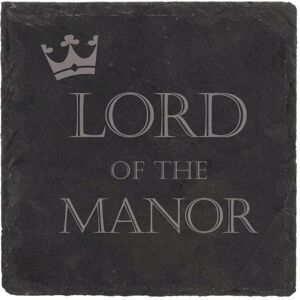 60 SECOND MAKEOVER Slate Coaster Lord Of The Manor Engraved Novelty Gift Anniversary Dad Husband in Black Black 60 SECOND MAKEOVER Slate Coaster Lord Of The Manor Engraved Novelty Gift Anniversary Dad Husband in Black Black