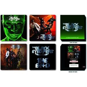 Black Eyed Peas Assorted Designs Coaster Set (Pack of 4) Multicolor Black Eyed Peas Assorted Designs Coaster Set (Pack of 4) Multicolor