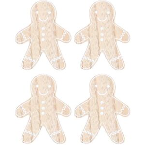 Something Different Gingerbread Man Christmas Coaster Set (Pack of 4) in Medium Beige Medium Beige Something Different Gingerbread Man Christmas Coaster Set (Pack of 4) in Medium Beige Medium Beige