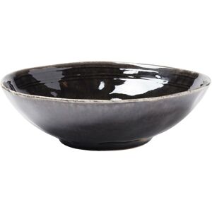 Vinga Nomimono Stoneware Serving Bowl in Black Black Vinga Nomimono Stoneware Serving Bowl in Black Black