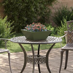 Berkfield Home Garden Bowl Planters 5 pcs Olive Green 40x40x15 cm Steel Size: 40 x 40 x 15 cm Multicolor 40 x 40 x 15 cm Berkfield Home Garden Bowl Planters 5 pcs Olive Green 40x40x15 cm Steel Size: 40 x 40 x 15 cm Multicolor 40 x 40 x 15 cm