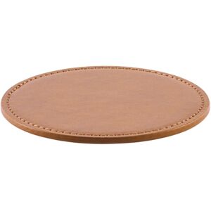 MidOcean Posa PU Round Coaster in Brown Brown MidOcean Posa PU Round Coaster in Brown Brown