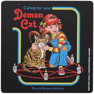 Steven Rhodes Demon Cat Coaster in Black Black Steven Rhodes Demon Cat Coaster in Black Black