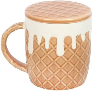 Something Different Mug & Coaster Set in Medium Beige Medium Beige Something Different Mug & Coaster Set in Medium Beige Medium Beige