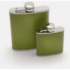 Silver Editions Travelling Bright Hip Flasks available in 2.5oz & 6oz sizes in Olive Size: Large Olive Large Silver Editions Travelling Bright Hip Flasks available in 2.5oz & 6oz sizes in Olive Size: Large Olive Large