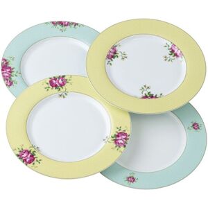 Aynsley China 'Archive Rose' Dinner Plates set of 4 Multicolor Aynsley China 'Archive Rose' Dinner Plates set of 4 Multicolor