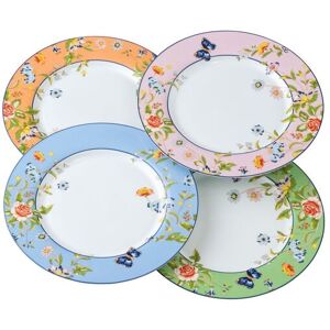 Aynsley China 'Cottage Garden' Dinner Plate set of 4 Multicolor Aynsley China 'Cottage Garden' Dinner Plate set of 4 Multicolor