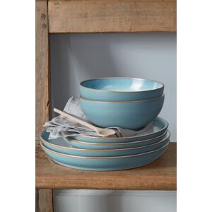 Denby Azure Haze 12 Piece Coupe Tableware Set in Green Green Denby Azure Haze 12 Piece Coupe Tableware Set in Green Green