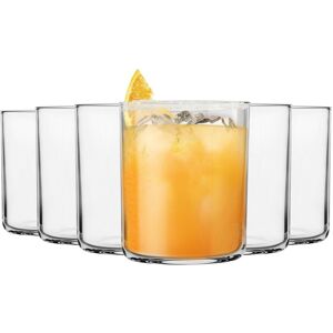 Bormioli Rocco Aere Water Glasses - 280ml - Pack of 6 in Clear Clear Bormioli Rocco Aere Water Glasses - 280ml - Pack of 6 in Clear Clear