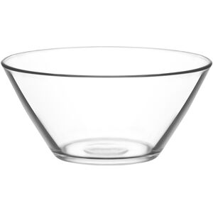 LAV Vega Glass Serving Bowl 22.5cm in Clear Clear LAV Vega Glass Serving Bowl 22.5cm in Clear Clear