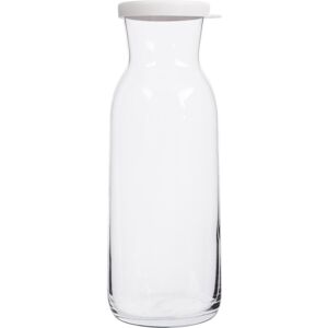 LAV Fonte Glass Carafe - 1.2L - White Lid in Clear Clear LAV Fonte Glass Carafe - 1.2L - White Lid in Clear Clear
