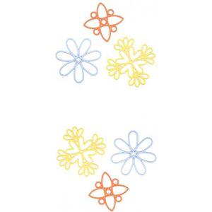 BlissHome Nadiya Hussain Set of 6 Trivets Multicolor BlissHome Nadiya Hussain Set of 6 Trivets Multicolor