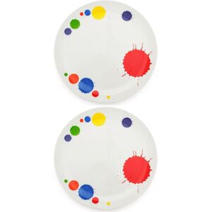 BlissHome Prue Leith Set of 2 Inky Splats Dinner Plate 28cm Multicolor BlissHome Prue Leith Set of 2 Inky Splats Dinner Plate 28cm Multicolor