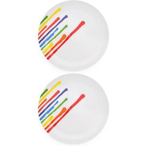 BlissHome Prue Leith Set of 2 Inky Drips Dinner Plate 28cm Multicolor BlissHome Prue Leith Set of 2 Inky Drips Dinner Plate 28cm Multicolor