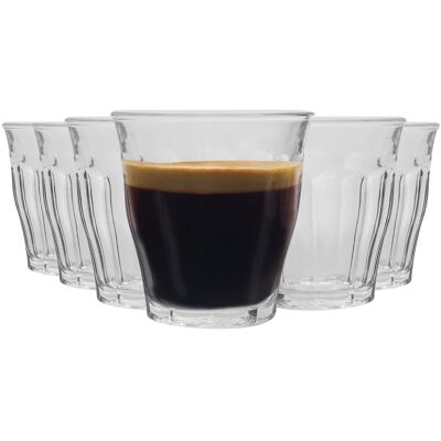 Duralex Picardie Shot Glass - 90ml - Clear - Pack of 6 Duralex Picardie Shot Glass - 90ml - Clear - Pack of 6