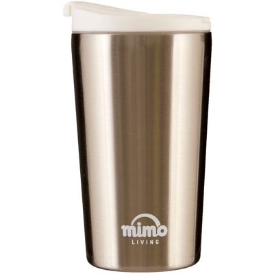 Orsina Silver Finish 250ml Insulated Stainless Steel Travel Mug, Travel Mug with Lid, Metal Travel Mug, Thermos Mug Silver Orsina Silver Finish 250ml Insulated Stainless Steel Travel Mug, Travel Mug with Lid, Metal Travel Mug, Thermos Mug Silver