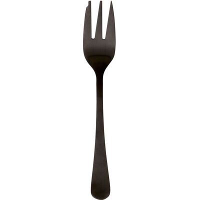 Orsina Modern Retro Set of 6 Cake Forks, Sleek Stainless Steel Dessert Forks with Matte Black Finish Black Orsina Modern Retro Set of 6 Cake Forks, Sleek Stainless Steel Dessert Forks with Matte Black Finish Black