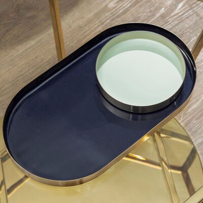 Orsina Elva Set Of Two Trays in Light Green Light Green Orsina Elva Set Of Two Trays in Light Green Light Green