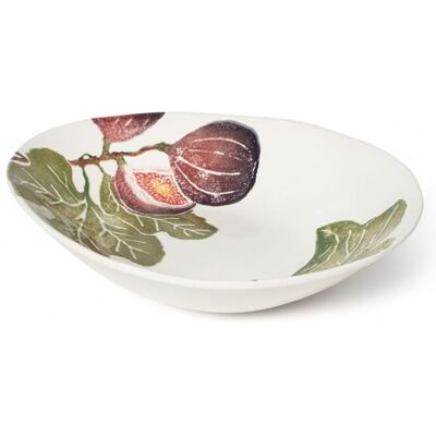 BlissHome Hand Made Fig Oblong Oval Bowl 33cm Multicolor BlissHome Hand Made Fig Oblong Oval Bowl 33cm Multicolor