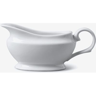 WM Bartleet & Sons 114ml White Porcelain Gravy Boat WM Bartleet & Sons 114ml White Porcelain Gravy Boat