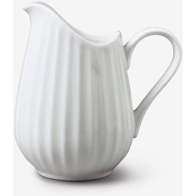 WM Bartleet & Sons Porcelain Fluted Jug 350ml - jug WM Bartleet & Sons Porcelain Fluted Jug 350ml - jug