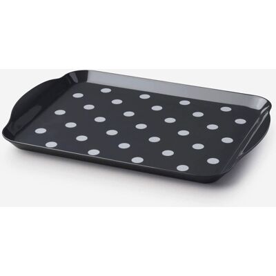 Zeal - Dotty Tray Small - Melamine - Dark Grey - Tray Zeal - Dotty Tray Small - Melamine - Dark Grey - Tray