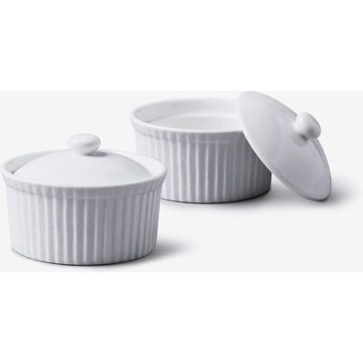 WM Bartleet & Sons - Porcelain Ramekin with Lid 7.5cm WM Bartleet & Sons - Porcelain Ramekin with Lid 7.5cm