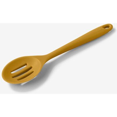 Zeal Silicone Slotted Spoon 28cm in Mustard Mustard Zeal Silicone Slotted Spoon 28cm in Mustard Mustard