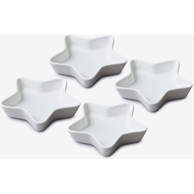 WM Bartleet & Sons - Mini Star Dish Set - Porcelain - Set of 4 - Dish Set WM Bartleet & Sons - Mini Star Dish Set - Porcelain - Set of 4 - Dish Set