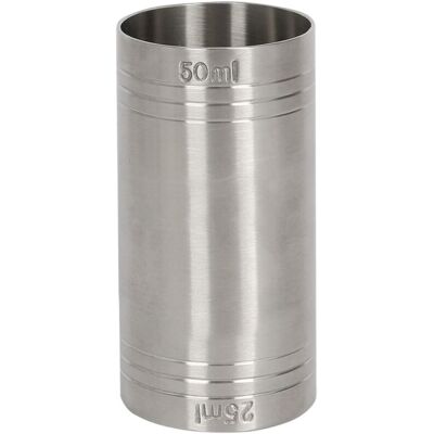 Rink Drink Stainless Steel Thimble Measure - 25/50ml in Silver Silver Rink Drink Stainless Steel Thimble Measure - 25/50ml in Silver Silver