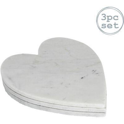 Argon Tableware - Marble Heart - 230x270mm - Serving Plates Argon Tableware - Marble Heart - 230x270mm - Serving Plates