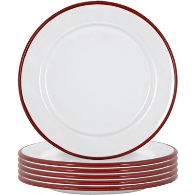 Argon - Tableware - White Enamel - 20cm - Dinnerware Argon - Tableware - White Enamel - 20cm - Dinnerware