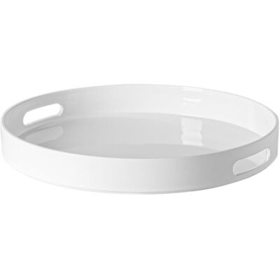 Argon Tableware - Round Serving Tray - White - Serving Tray Argon Tableware - Round Serving Tray - White - Serving Tray