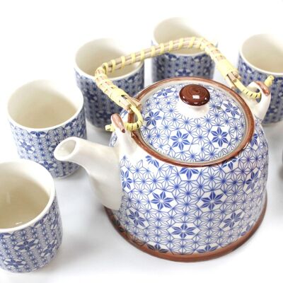 KDMD Herbal Teapot Set - Blue Star Blue KDMD Herbal Teapot Set - Blue Star Blue