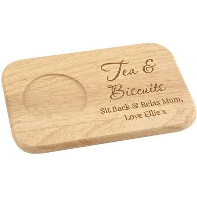 Personalised Memento Company Personalised Free Text Wooden Coaster Tray in Light Brown Light Brown Personalised Memento Company Personalised Free Text Wooden Coaster Tray in Light Brown Light Brown