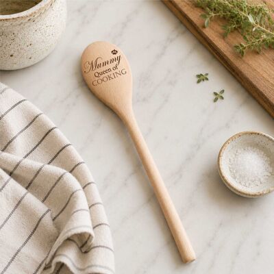60 SECOND MAKEOVER - Mummy Queen Of Cooking Spoon - Wooden spoon 60 SECOND MAKEOVER - Mummy Queen Of Cooking Spoon - Wooden spoon