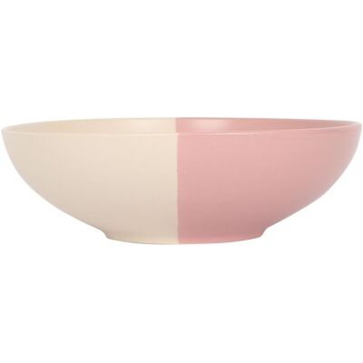 Nicola Spring - Pasta Bowl - Stoneware - 20.5cm - Powder Pink Nicola Spring - Pasta Bowl - Stoneware - 20.5cm - Powder Pink