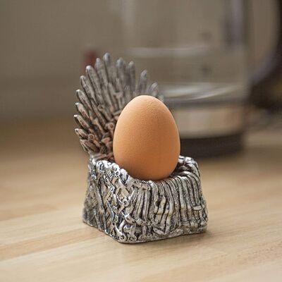 Marco Paul Novelty Game of Thrones Egg Cup in Silver Silver Marco Paul Novelty Game of Thrones Egg Cup in Silver Silver