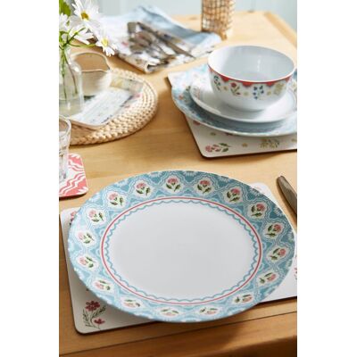 Ulster Weavers 'Boho Floral' Floral Print Porcelain Dinner Plate Multicolor Ulster Weavers 'Boho Floral' Floral Print Porcelain Dinner Plate Multicolor