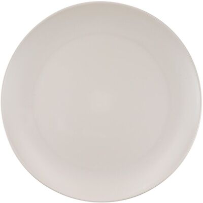 Natural Elements Plastic Dinner Plates - Set of 4, 25.5cm in White White Natural Elements Plastic Dinner Plates - Set of 4, 25.5cm in White White