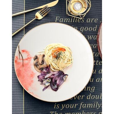 London Boutique Dinner Plates, Premium Quality Fine China Dinner Plates Set of 4 small plates 8 inch in White Size: 1000L White 1000L London Boutique Dinner Plates, Premium Quality Fine China Dinner Plates Set of 4 small plates 8 inch in White Size: 1000L White 1000L