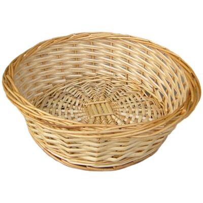 Red Hamper Wicker Split Willow Round Tray in Brown Brown Red Hamper Wicker Split Willow Round Tray in Brown Brown