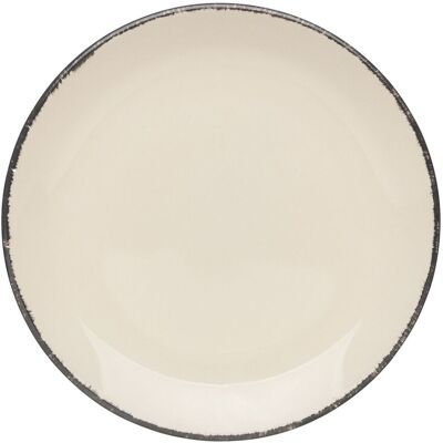 Ukiyo Dinner Plate Set Pack of 2 in White White Ukiyo Dinner Plate Set Pack of 2 in White White